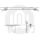 Sliding Door Track Hanging Rail With Mute Design, Sliding Door Kit Suitable for Various Applications