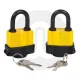 2 PCE 40mm Weather Resistant Padlocks Keyed Alike
