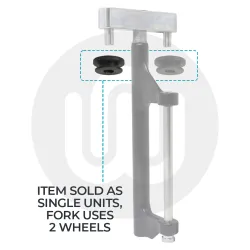 Origin Bifold Top Hinge Guide Wheel
