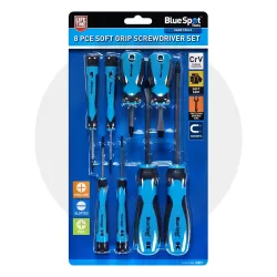 8 PCE Soft Grip Screwdriver Set