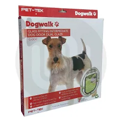 Pet-Tek G-IDDC Glass Fitting Intermediate Dog Door Dual Glaze