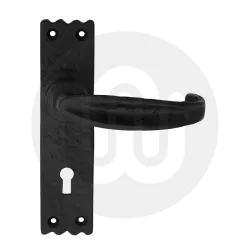 Standard Key Slimline Inline V Lever/Lever on Backplate 57PZ/57PZ Door Handle (156BP/132CRS)
