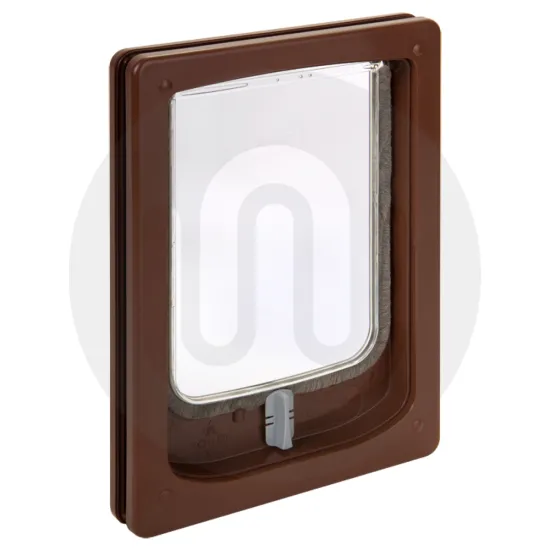Dogwalk® by Pet-Tek International W-SDDB / W-SDDW Wood Fitting Small Dog Door Slim Line