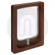 Dogwalk® by Pet-Tek International W-SDDB / W-SDDW Wood Fitting Small Dog Door Slim Line