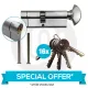 SPECIAL OFFER! 16x Simplefit 6-Pin Anti-Snap Anti-Pick Dual Finish Thumbturn Cylinders 5 Keys