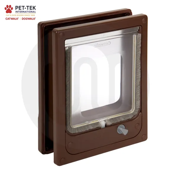 Catwalk® by Pet-Tek International W-MCDB / W-MCDW Wood Fitting Multi-Magnetic Cat Door