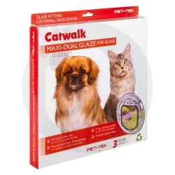 Catwalk® by Pet-Tek International G-SDDC / G-SDDW Glass Fitting Maxi Dual Glaze Pet Door
