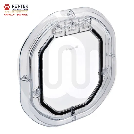 Dogwalk® by Pet-Tek International G-DDC Glass Fitting Dog Door