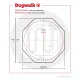 Dogwalk® by Pet-Tek International G-DDC Glass Fitting Dog Door