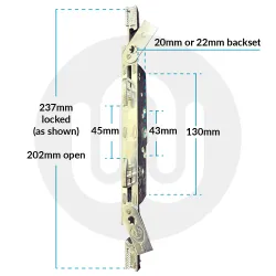 Avantis Superior / greenteQ iQ Bi-Directional Hook Window Gearbox