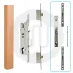 3PLACEIT Repair Bolt Lock - 12 Backset Options Available
