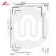 Roto NX 'P' Full Tilt & Turn System 13mm (Face Fix) - PVC