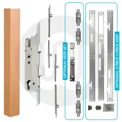 3PLACEIT Repair Roller Mushroom Lock - 12 Backset Options Available