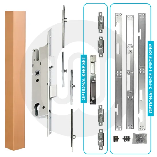 3PLACEIT Repair Roller Mushroom Lock - 12 Backset Options Available