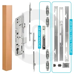 3PLACEIT Repair Roller Mushroom Lock - 12 Backset Options Available