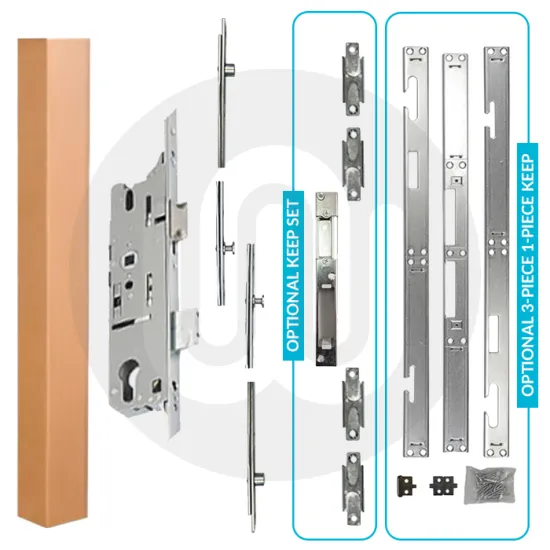 3PLACEIT Repair Roller Mushroom Lock - 12 Backset Options Available