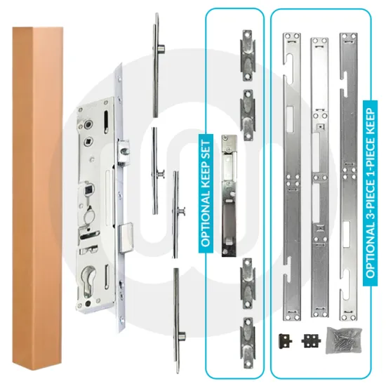 3PLACEIT Repair Roller Mushroom Lock - 12 Backset Options Available
