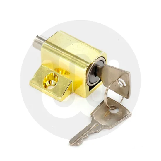 Push Button Patio Door Lock