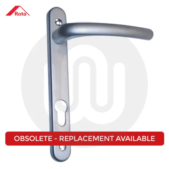 Roto Inline Lever/Lever 92PZ/92PZ Door Handle - Medium Cover