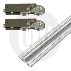 All Round Patio Track & High to Low Line Patio Rollers