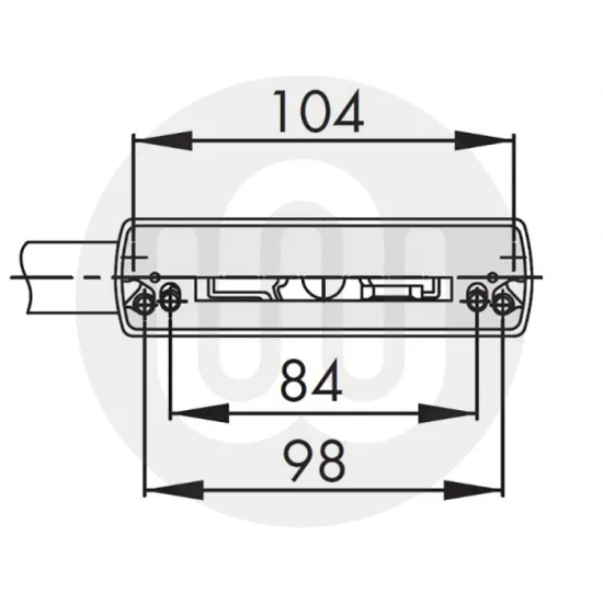 SI Aluminium Peg Window Handle - Locking