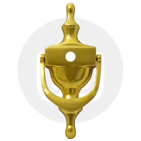 Urn Door Knocker with Hole for Door Viewer – Small