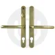 Fab & Fix Farnham Fullex Sprung Inline Lever/Lever 68PZ/68PZ Door Handle With Snib (248BP/215CRS)