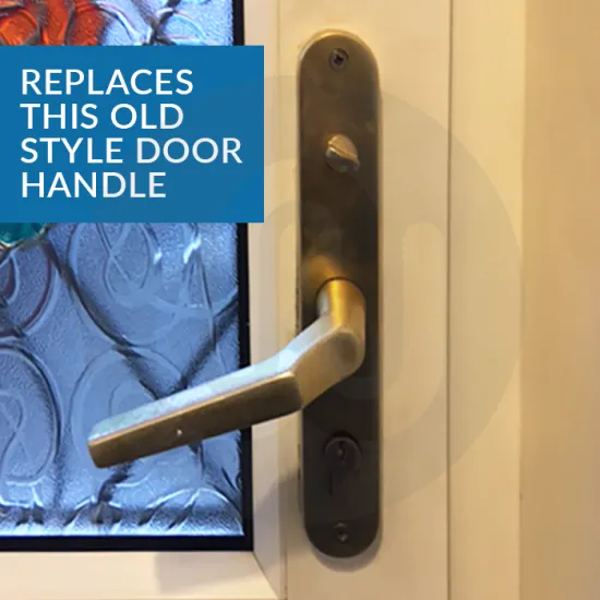 Fab & Fix Farnham Fullex Sprung Inline Lever/Lever 68PZ/68PZ Door Handle With Snib (248BP/215CRS)