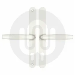 Hoppe Brugge Fullex Sprung Inline Lever/Lever 68PZ/68PZ Door Handle (245BP/215CRS)