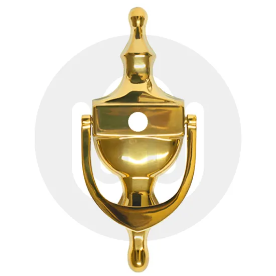 Urn Door Knocker with Hole for Door Viewer – Large