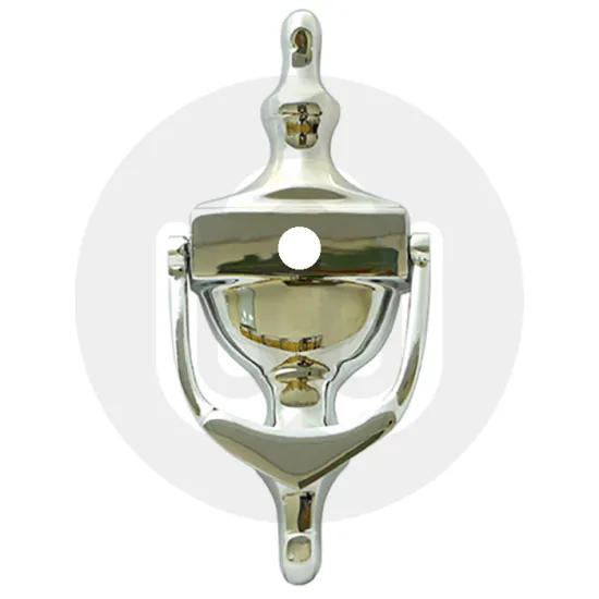 Urn Door Knocker with Hole for Door Viewer – Large