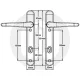 Era Ikon Classic Vectis Sprung Inline Lever/Lever 92PZ/92PZ Door Handle - Standard Cover (221BP/122CRS) Era Ikon Classic Vectis Sprung Inline Lever/Lever 92PZ/92PZ Door Handle - Standard Cover (221BP/122CRS)