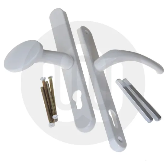 Simplefit by Fab & Fix Balmoral Sprung Offset Lever/Pad 92PZ/62PZ Door Handle - Medium Cover (243BP/211CRS)