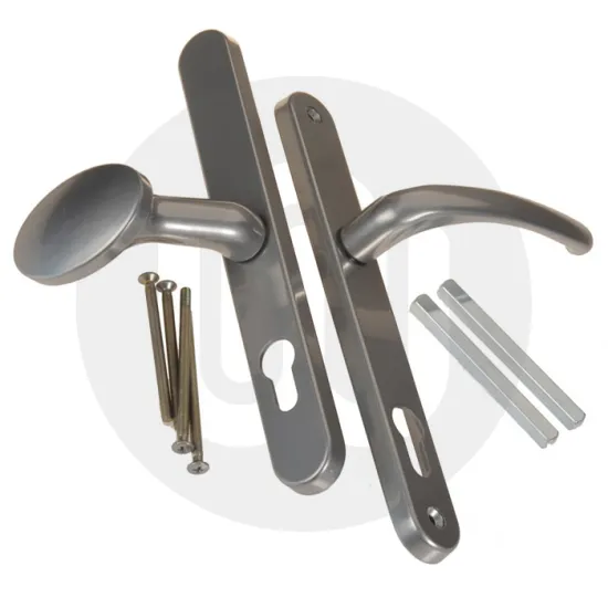 Simplefit by Fab & Fix Balmoral Sprung Offset Lever/Pad 92PZ/62PZ Door Handle - Medium Cover (243BP/211CRS)