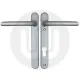 Simplefit by Fab & Fix Sprung 92PZ Door Handle Blanks - Short Cover (206BP/122CRS)