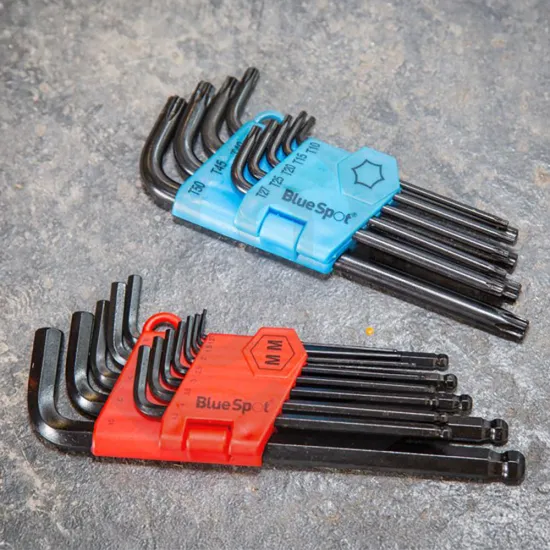 9 PCE Long Arm Torx Key Set (T10-T50)