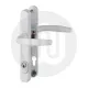 Hoppe Atlanta PAS 24 Inline Lever/Lever 92PZ/92PZ Security Door Handle - Medium Cover (242BP/215CRS)