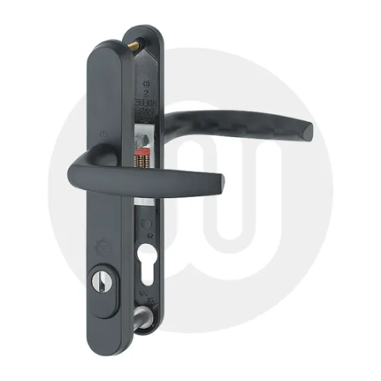 Hoppe Atlanta PAS 24 Inline Lever/Lever 92PZ/92PZ Security Door Handle - Medium Cover (242BP/215CRS)