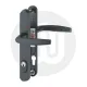 Hoppe Atlanta PAS 24 Inline Lever/Lever 92PZ/92PZ Security Door Handle - Medium Cover (242BP/215CRS)