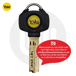 Yale Original YL-Z12B Platinum 3 Star 10 Pin Dimple Key Cut To Code