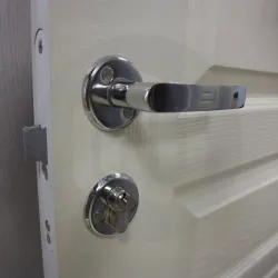 Scandinavian Door Lever Handle Set for Assa Abloy Ruko Yale Tesa Lock