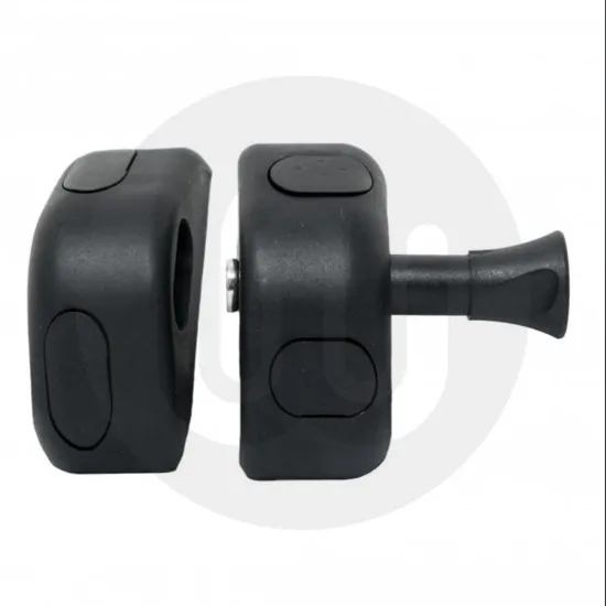 60 x 70 x 25mm Plastic Magnetic Gate Latch - Black