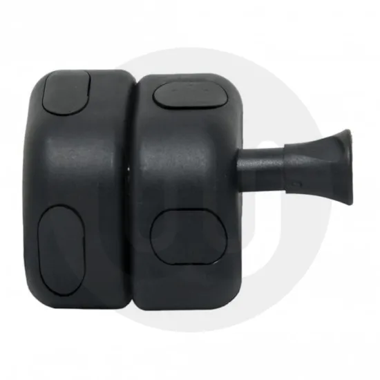60 x 70 x 25mm Plastic Magnetic Gate Latch - Black