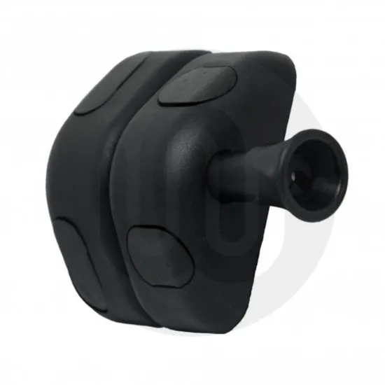 60 x 70 x 25mm Plastic Magnetic Gate Latch - Black