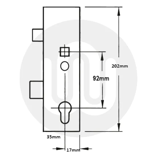Yale / Lockmaster Genuine AutoEngage Centre Case