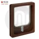 Catwalk® by Pet-Tek International W-CDB Wood Fitting Slim Line Cat Door