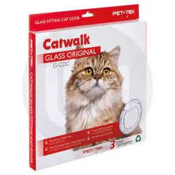 Catwalk® by Pet-Tek International G-CDC / G-CDW Glass Fitting Original Cat Door